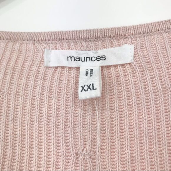 Maurices NEW Pastel Pink Puff Half Sleeve Sweater - Picture 11 of 14